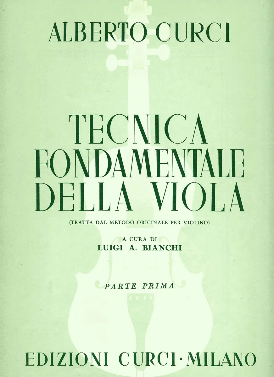 Curci Tecnica fondamentale della viola parte 1 EC010374 Curci Alberto