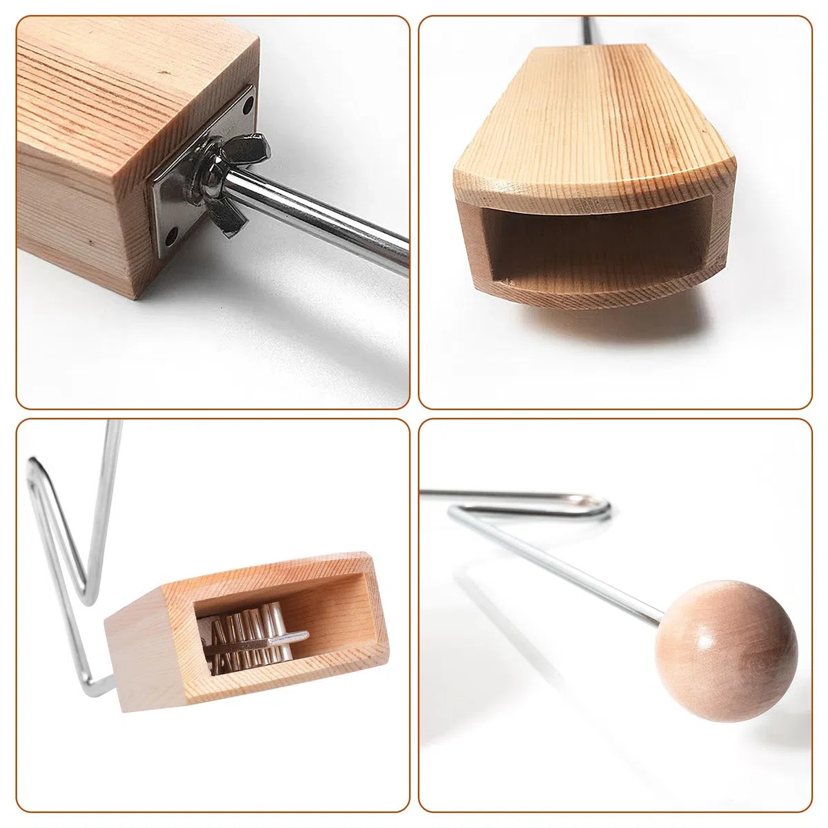 Strumento a percussione | Vibra-Slap in legno | Vibraslap Percussion Instrument | Vibraslap forte | Strumento musicale per musicisti, spettacoli, feste, palcoscenico