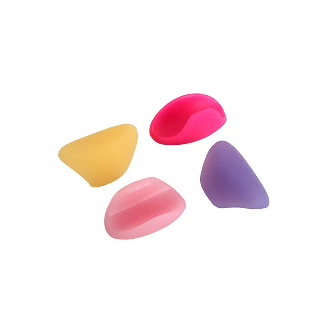 Alnicov 4 pezzi in silicone manica dito pollice resto cuscino pad flauto protezione parte accessori per strumenti musicali