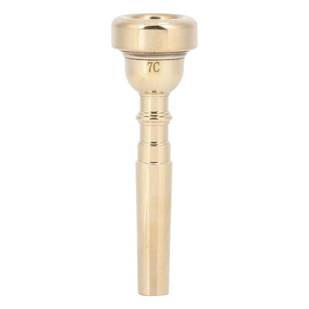 Bocchino per tromba in metallo, bocchino per tromba in tono dorato, 3C 5C 7C(Oro 7C) Accessori Per Prestazioni
