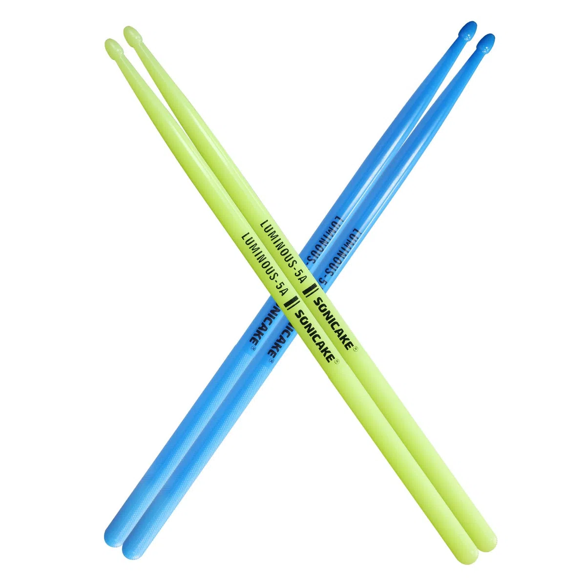 SONICAKE bacchetta per batteria 5A blu e verde 2 coppie