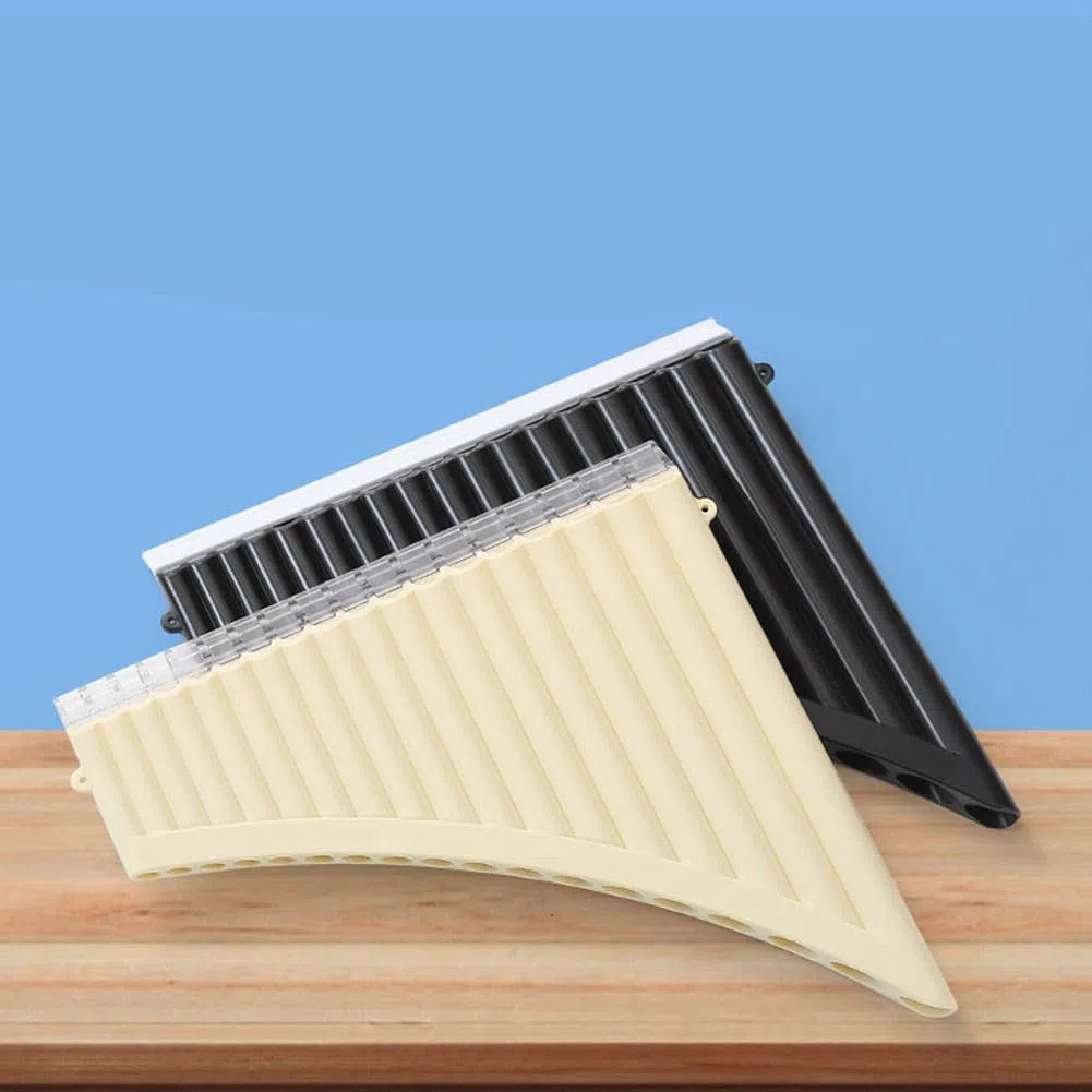 C Key 18 Pipe tradizionale Pan Flauto uno dei preferiti tra gli amanti della musica di tutte le età (nero)