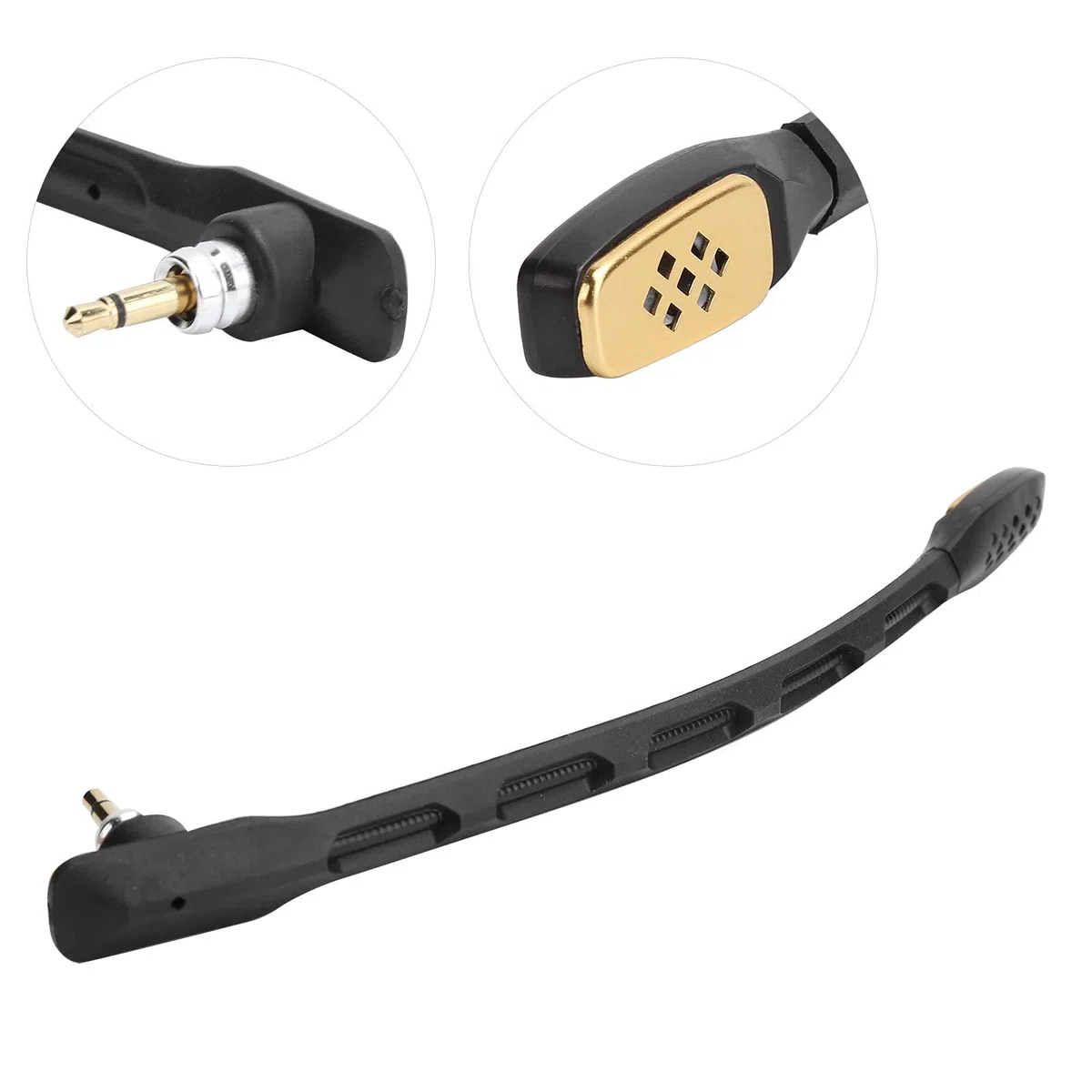 VBESTLIFE Accessori per Microfono Auricolare di Ricambio, per Astro Rimovibile, a Basso Rumore, Applicabilità, Nero