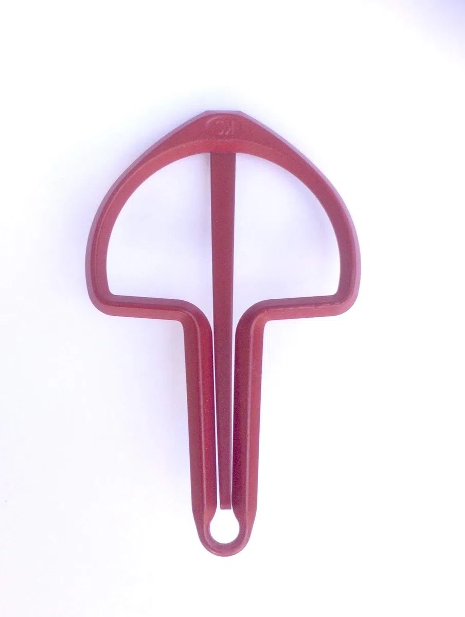 Scacciapensieri rosso anodizzato 9 cm