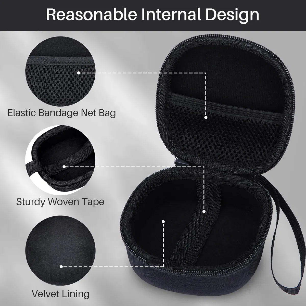 Lebakort ﻿Duro Viaggio Caso Custodia per Bose SoundLink Micro Diffusore Portatile (Nero)
