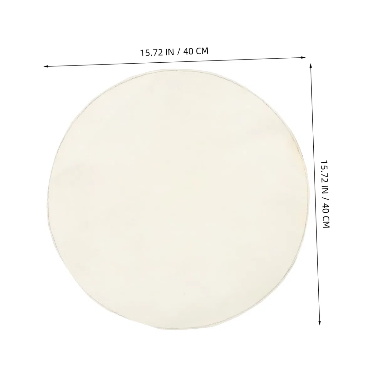 Generico 2 Pezzi Di Pelle Di in Pelle Di Capra Da 40 Cm Copertura Sostitutiva Per Conga e Tamburi Africani Accessori Per Strumenti Musicali Design Durevole e Autentico Suono