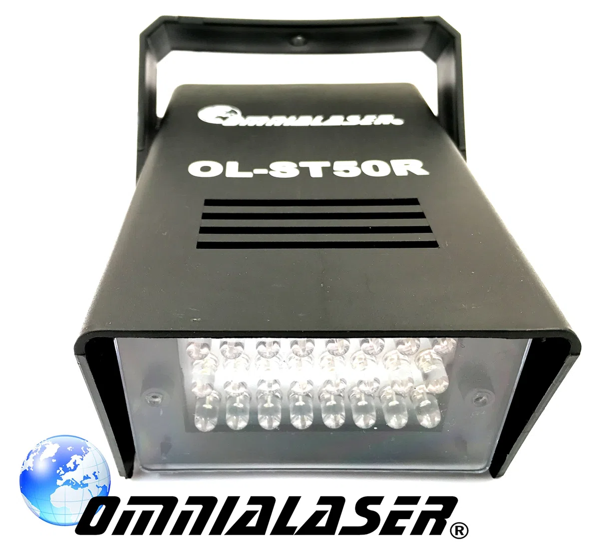 OL-ST50R Effetto Luce Strobo Lampada Stroboscopica LED, Rosso