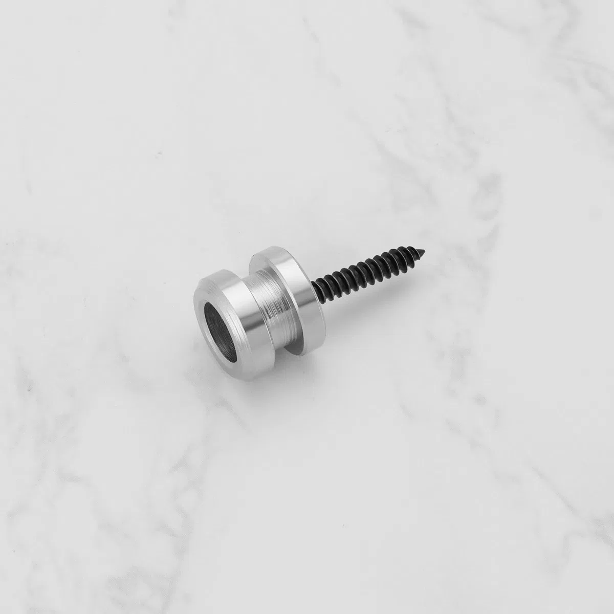 Create idea 2 Paia Di Lucchetti E Pulsanti Per Tracolla Chitarra Lucchetti Sicurezza A Sgancio Rapido Con Viti Di Montaggio Compatibile Con Schaller 11,9x9,9mm Argento