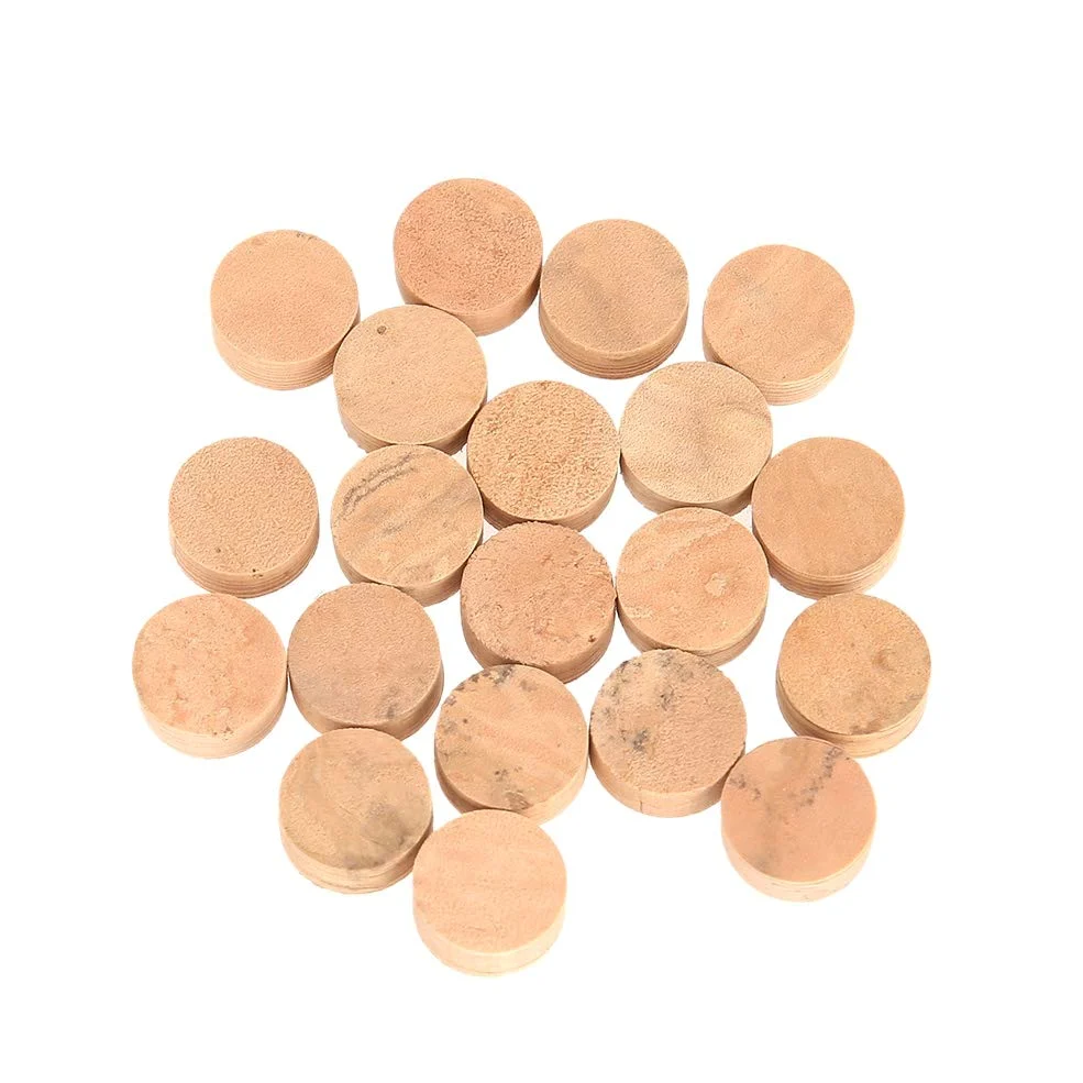 Naroote 20 Pezzi di Tappetini in Sughero per Tromba, Riparazione di Cuscinetti in Sughero, 9,5 mm, Marrone, Classico, Cork, B♭