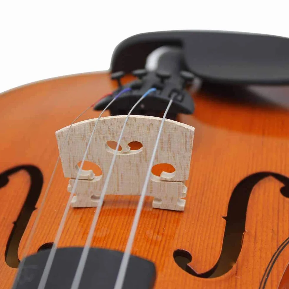 Ponte per violino, 5 pezzi in legno di acero per violino Ponte per violino Parte accessori per violino per 3/4 1/2 1/8 1/4(1/4)