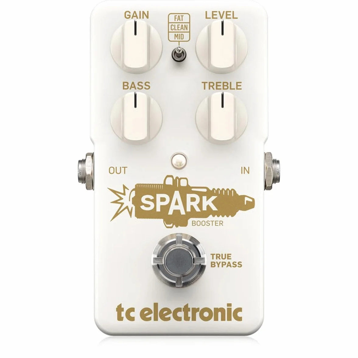 TC Electronic SPARK BOOSTER pedale booster con controllo del guadagno ed equalizzatore attivo