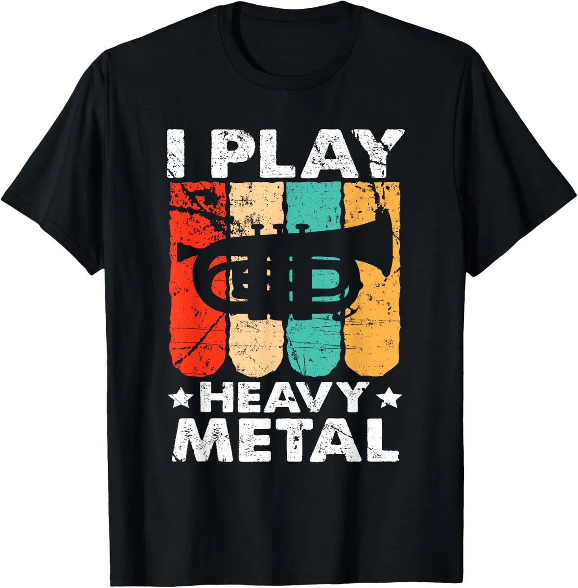 Baritono Euphonium I Play Heavy Metal Marching Band Maglietta