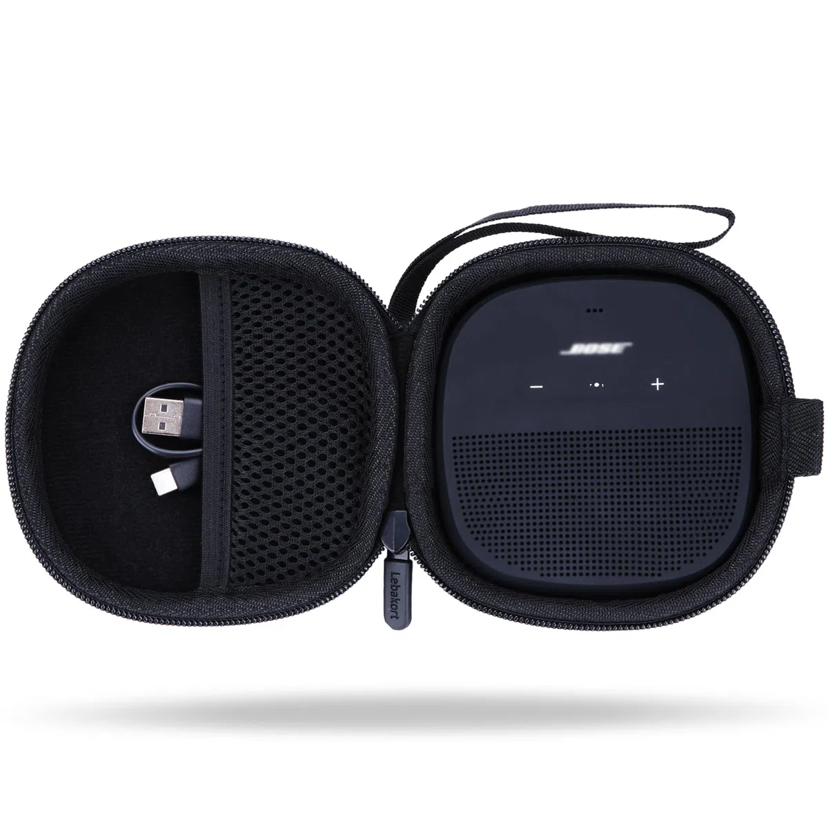 Lebakort ﻿Duro Viaggio Caso Custodia per Bose SoundLink Micro Diffusore Portatile (Nero)