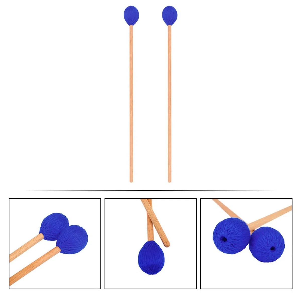 Levemolo Marimba Drumsticks in Legno Di Acero Per Strumenti Percussione Leggere e Antiscivolo Per Marimba e Tongue Drum Bacchette Da Performance Per Batteristi Principianti e Professionisti