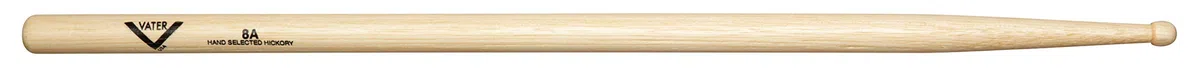 Bacchette di Vater VH8AW - 8A Serie di Hickory Americano - Punta di legno a botte