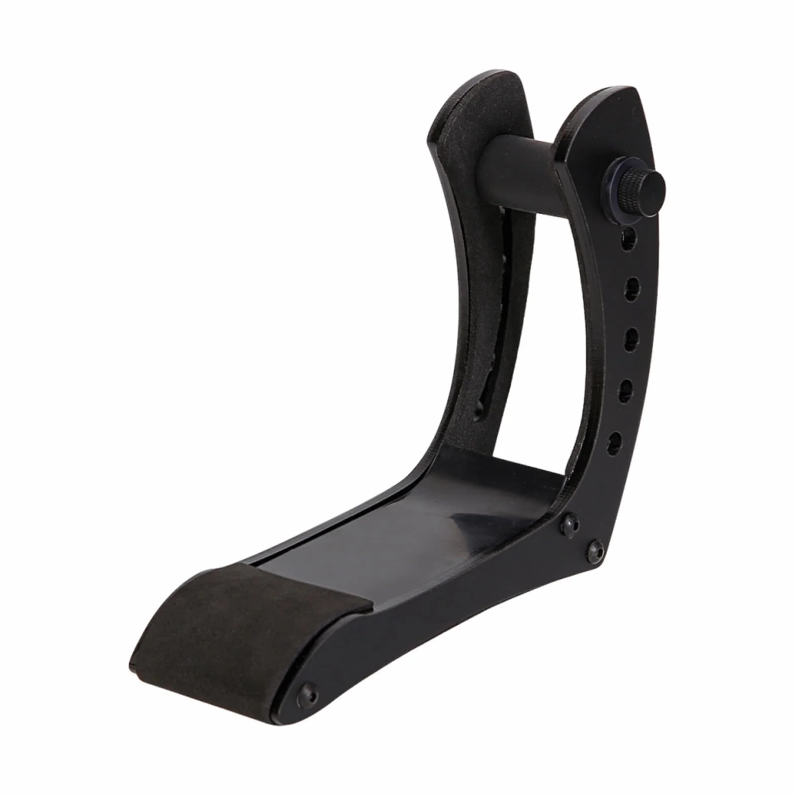 Supporto Ergonomico per Chitarra Elettrica, Supporto per Gamba del Poggiapiedi Regolabile in Altezza in 6 Posizioni, Gamba di per Chitarra Elettrica in Acrilico con Morsetto Laterale,
