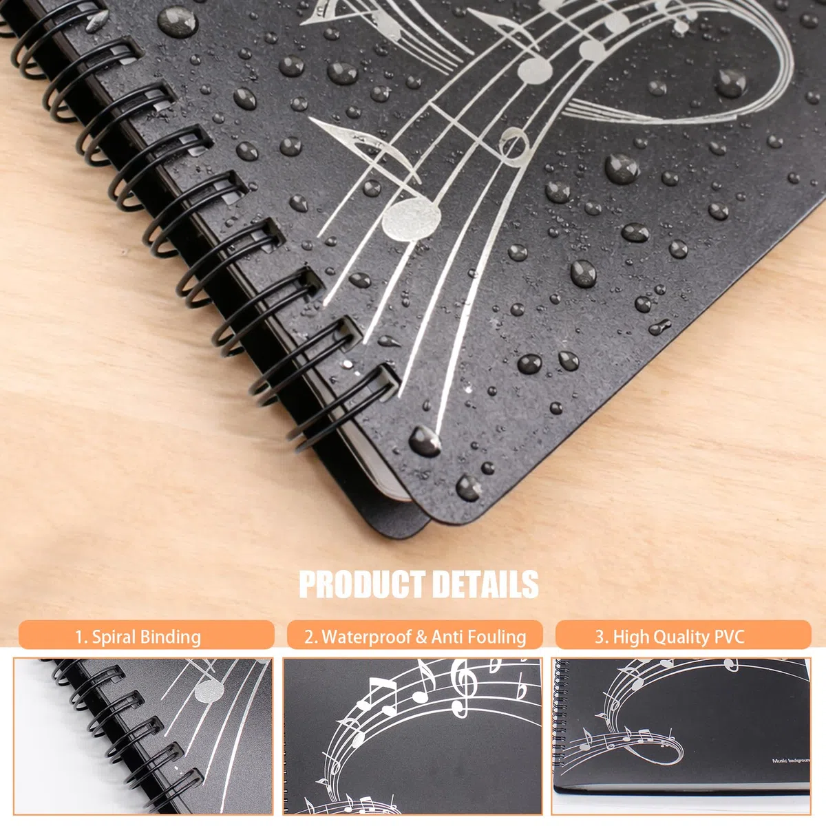 15 Scomparti/60 A4 Pagine Raccoglitore Porta Spartiti Musicali,4 Pagine Espandibili Cartelle Portaspartiti,Cartella per Spartiti per Spartiti Pianoforte Chitarra Violino