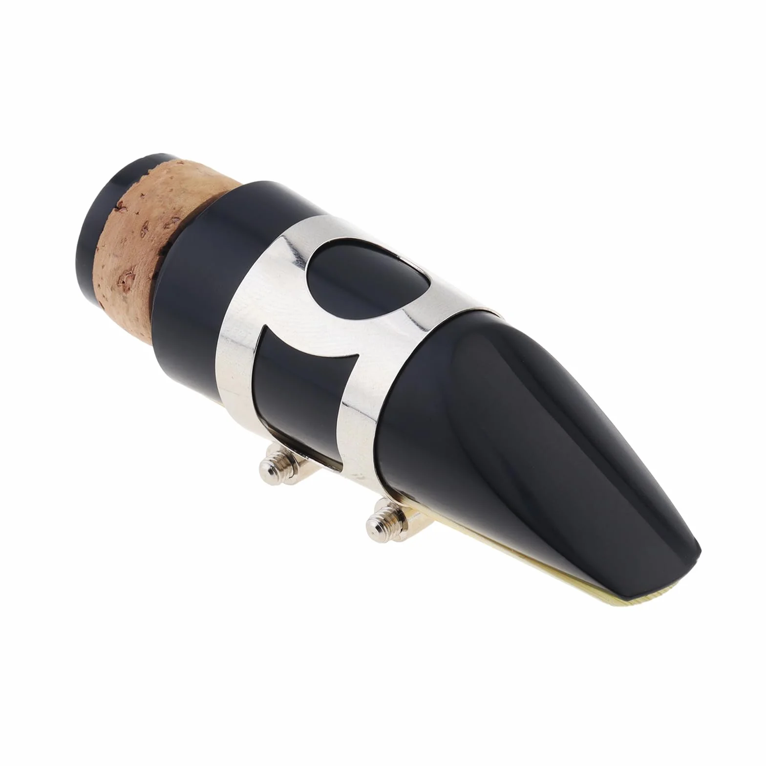 Kit bocchino per clarinetto, include bocchino per clarinetto, legatura per clarinetto, tappo in plastica, ance per clarinetto in Sib forza 2,5, cuscini di ricambio per strumenti musicali