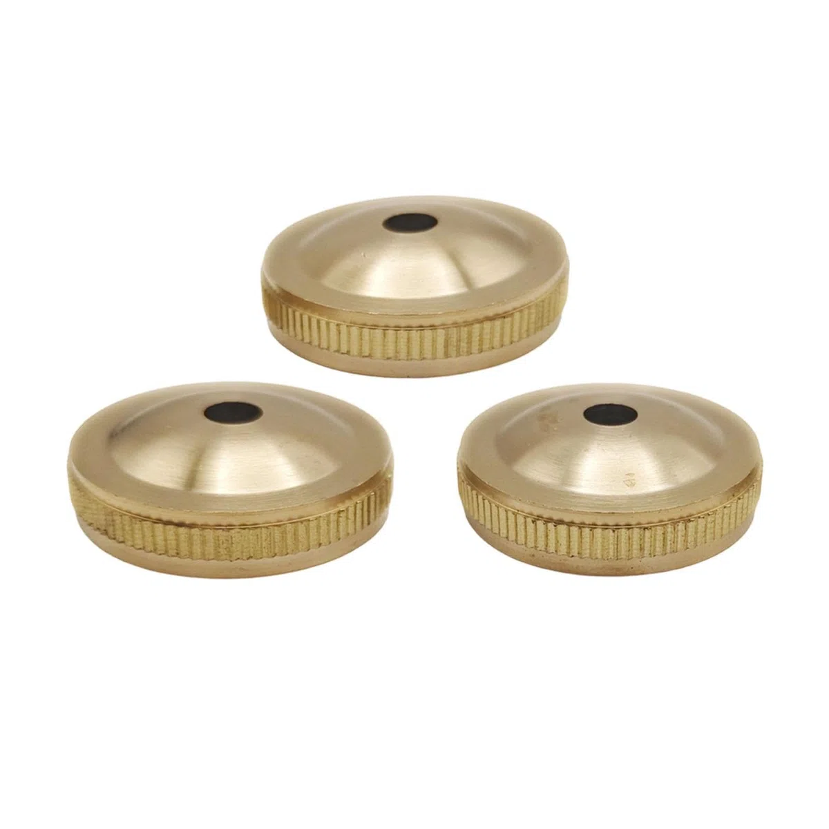 Ricambi per Trombone a 3 Valvole Tuba, Manopole in Ottone, Copri Pistoni, Accessori in Rame per Musicisti, Strumenti a Fiato, Tappi Inferiori