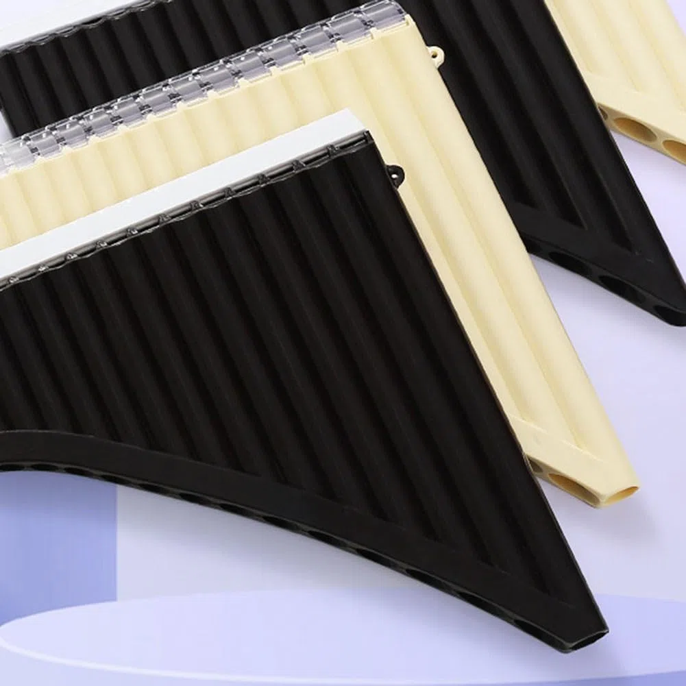 C Key 18 Pipe tradizionale Pan Flauto uno dei preferiti tra gli amanti della musica di tutte le età (nero)