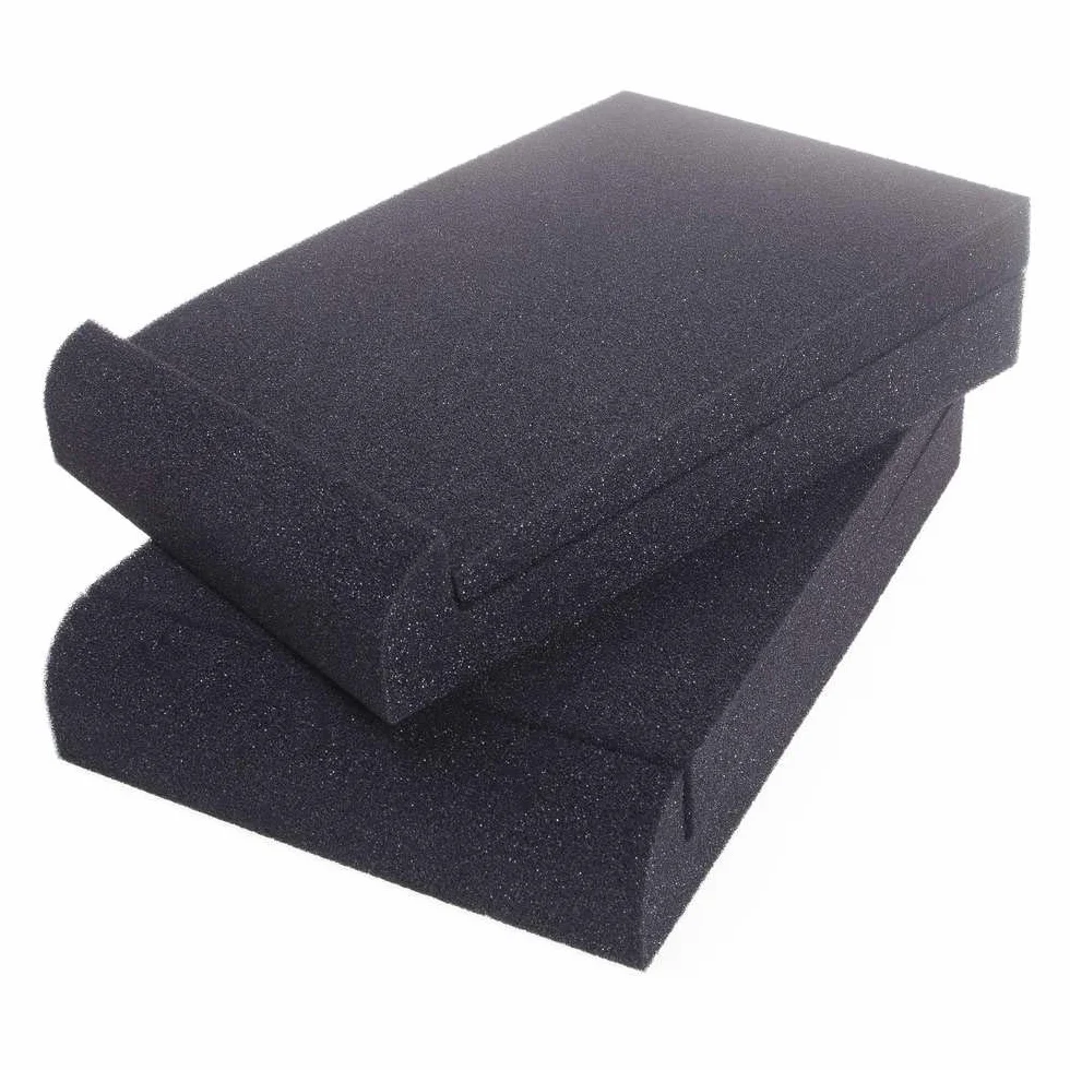 2PCS 16x22x3.6cm Speaker Sound Insulation Mat Soundproofing Mat Acoustic Foam Board Sponge Sound Absorbing Pad Sound Reinforcement Cushion