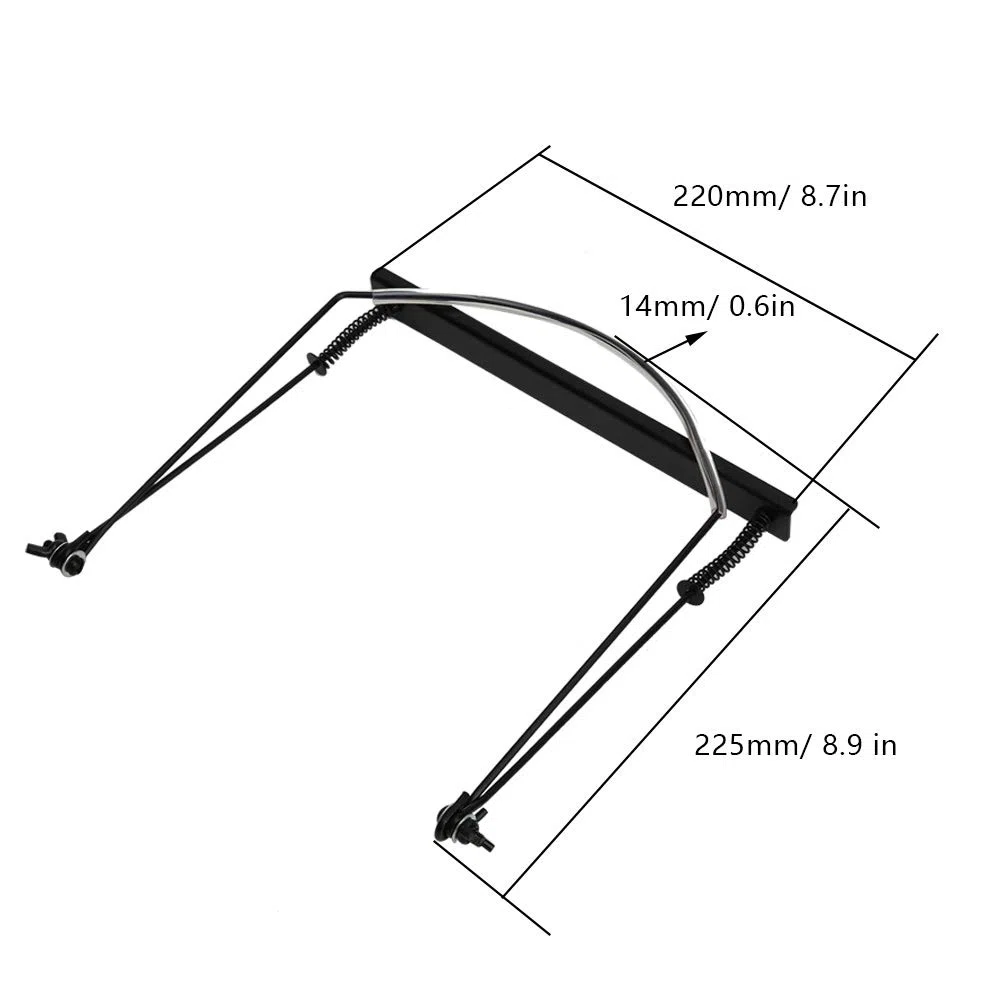 Supporto per armonica, supporto per armonica a bocca Supporto per armonica per per collo per a 24 fori(Nero) Accessori Per Prestazioni