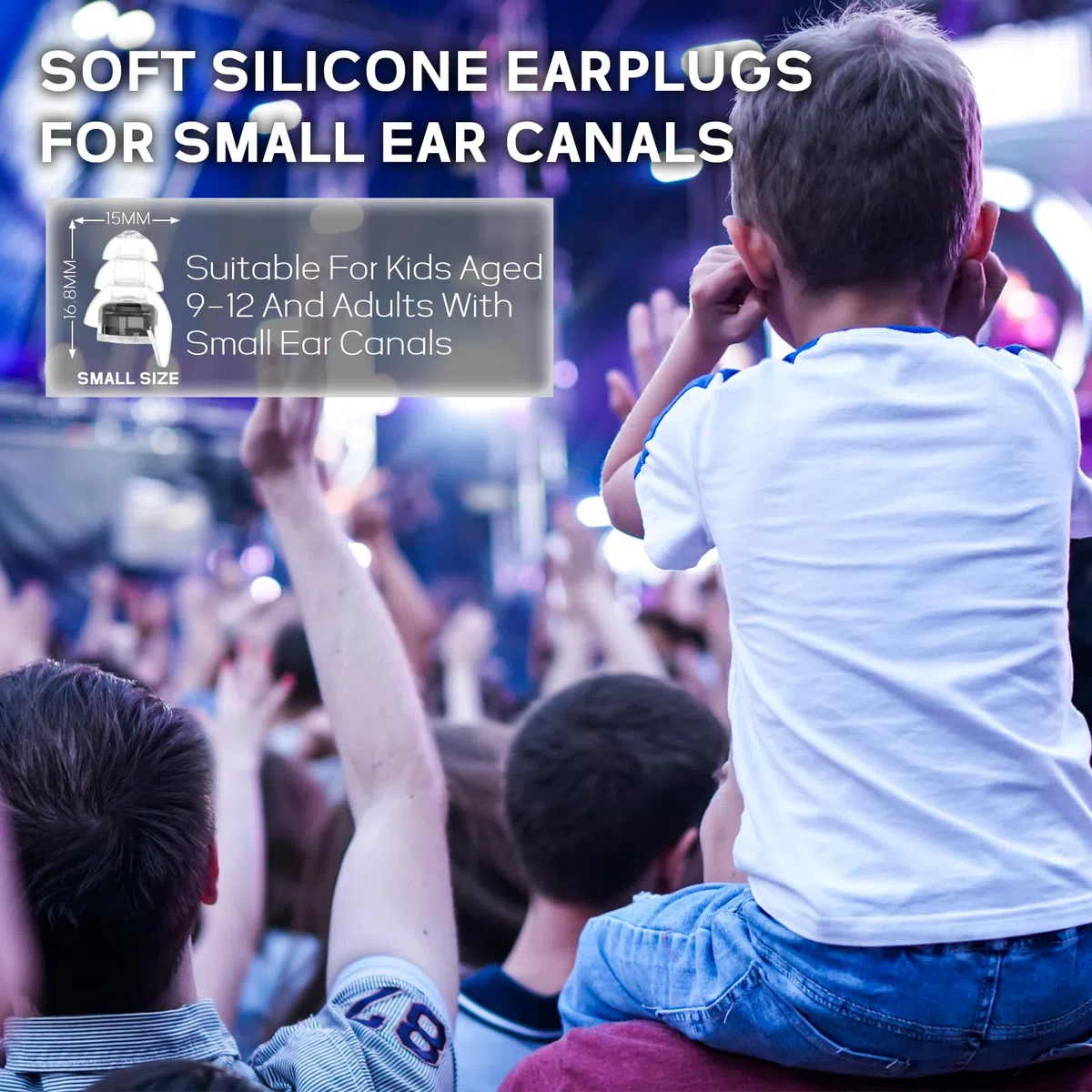 Tappi Orecchie Musica, Eargrace 2 Paia Tappi Per Le Orecchie Di Protezione Dell'Udito Di Piccole Dimensioni Per Musicisti Con Custodia In Alluminio Per Musicisti, Festival, Dj Ed Eventi Rumorosi