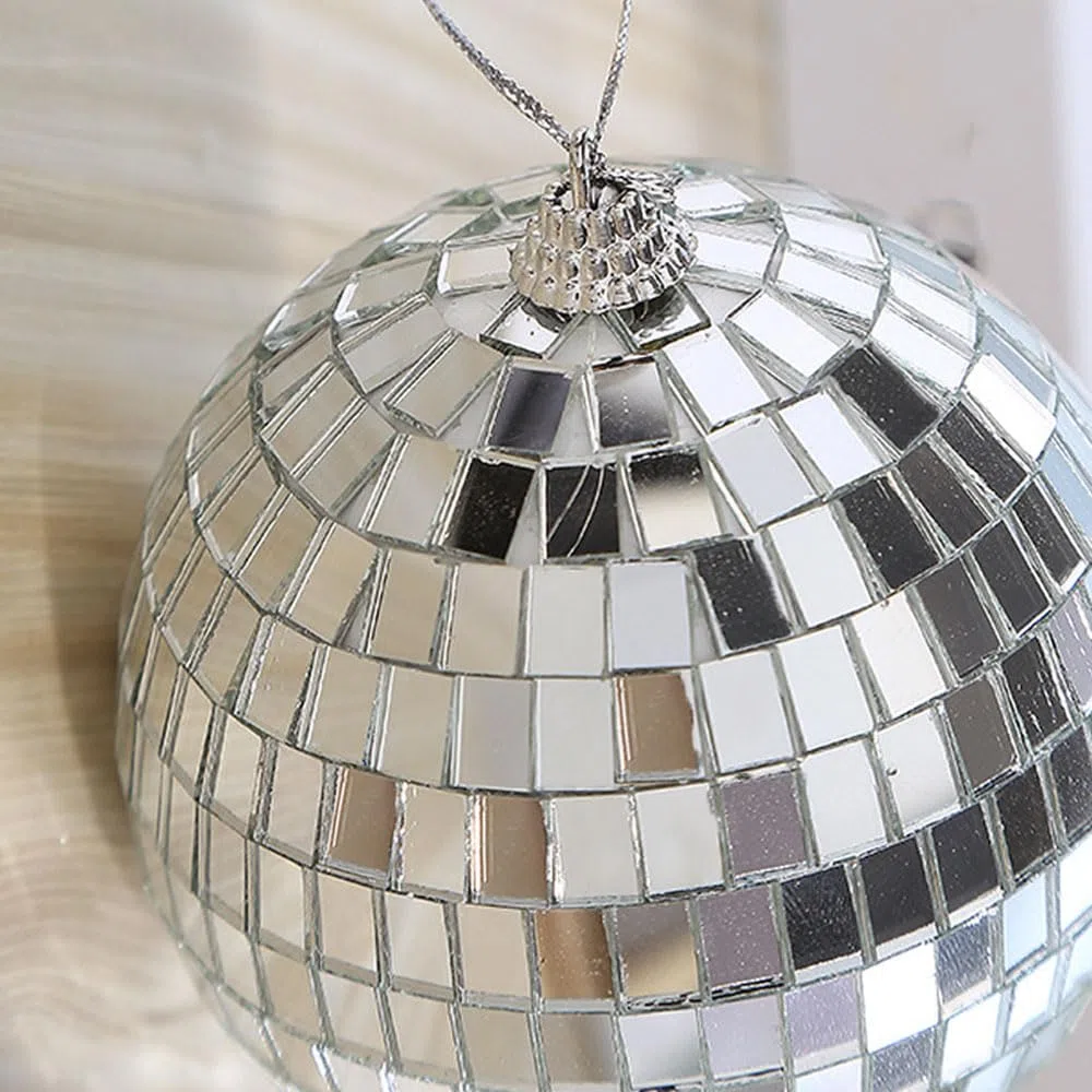 Piccola sfera a specchio 19 Pezzi, Sfere Da Discoteca Per Feste, Bella e Divertente,per la Decorazione Degli Alberi di Natale,Decorazione per il Confronto Delle Celebrazioni(5 Dimensioni)