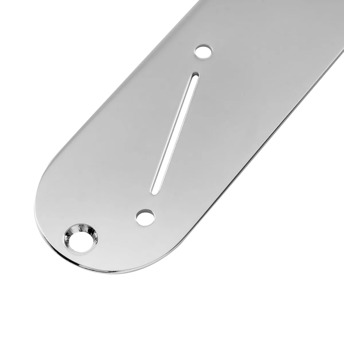 Musiclily Pro 32mm Piastra Controlli Telecaster in Acciaio con Foro Stretto Potenziometro e Slot Selettore Angolare per Chitarra Elettrica tipo Tele, Cromato