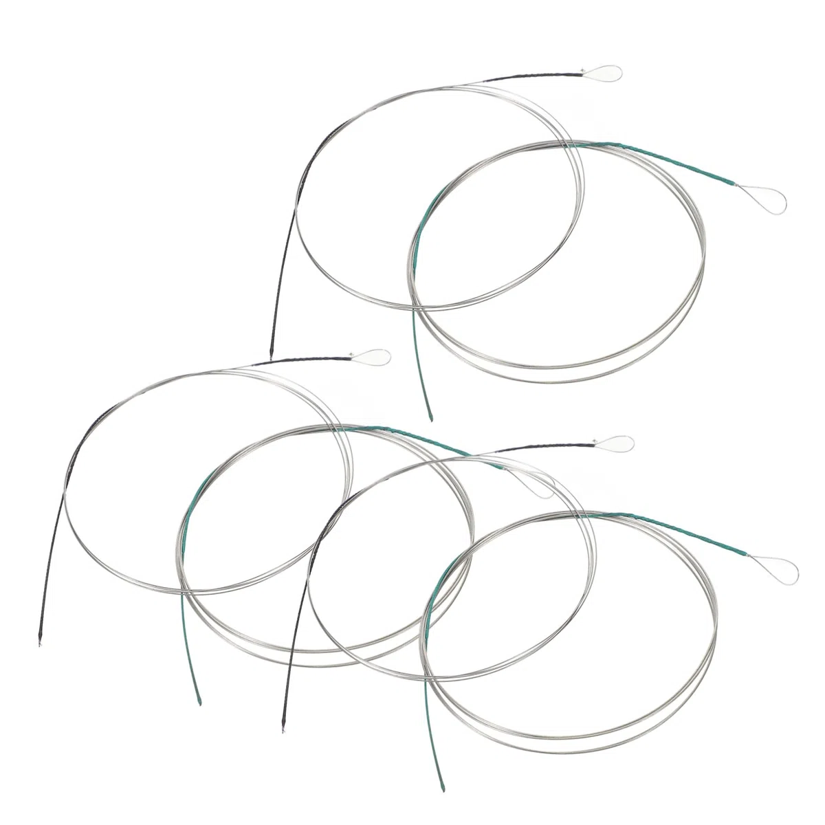 Abaodam Set 3 Paia Corde per Erhu Tensione Moderata in Filo D'acciaio Argento e Accordatura Rapida, Accessori Musicali per Esecuzioni Orchestrali