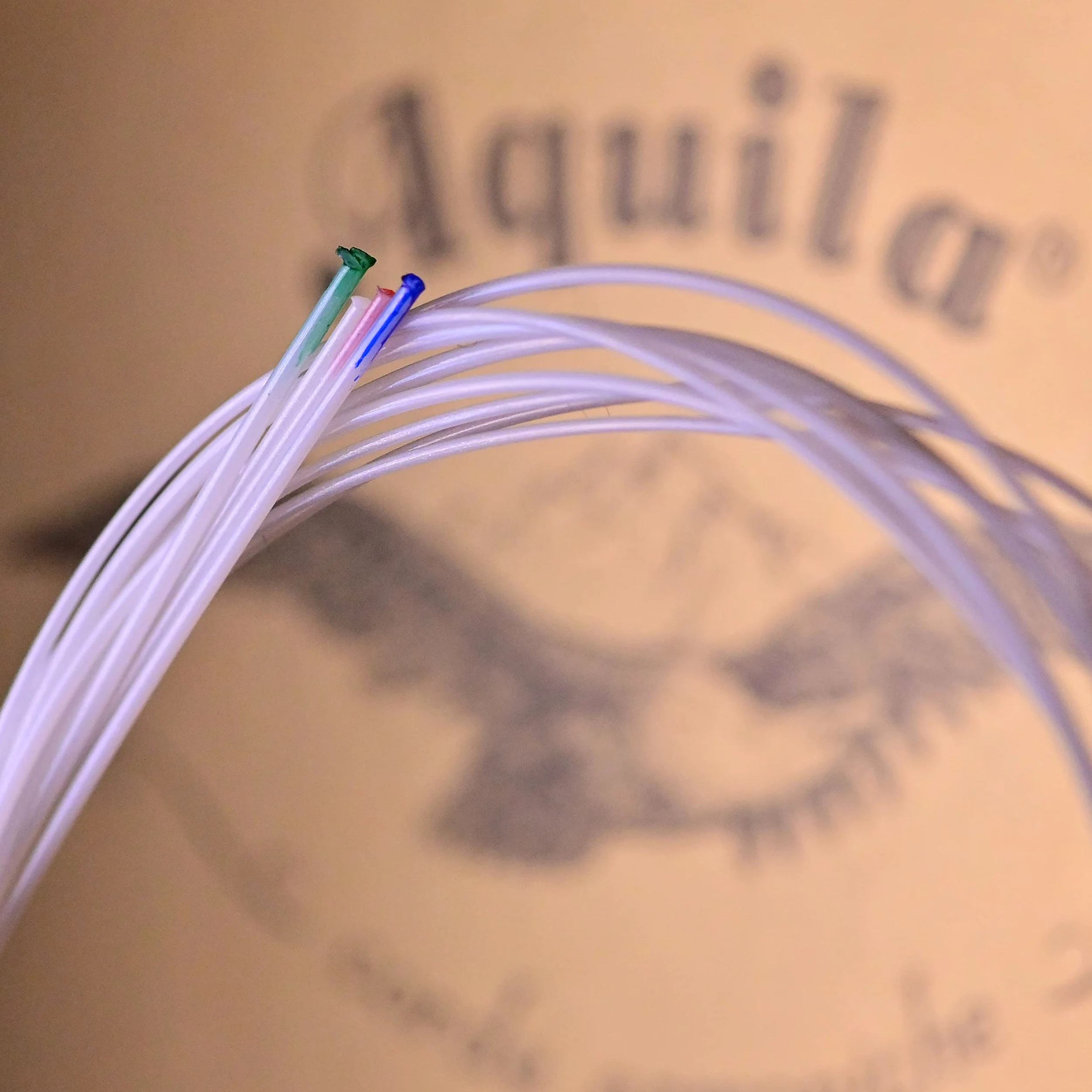 Aquila New Nylgut aq-21 corde per ukulele baritono – Low D – Set di 4 corde