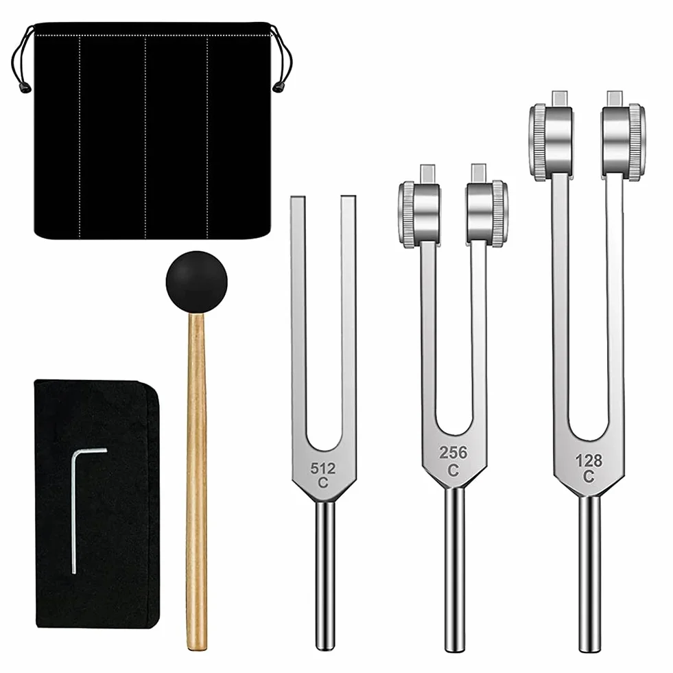 Set di – 128 Hz, 256 Hz, 512 Hz, forchette per la guarigione, , terapia suono, cervo, e anima