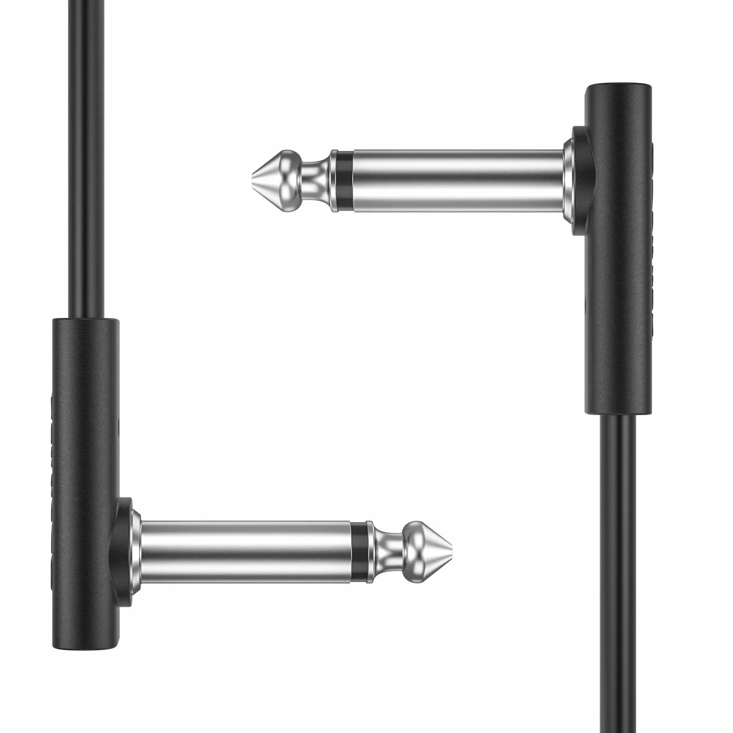 Donner 30cm Guitar Patch Cable Black 6-Pack