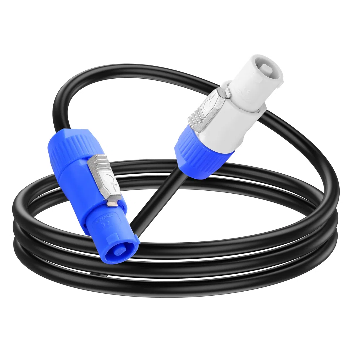 PowerCon, cavo di alimentazione da 16 AWG, ingresso AC a uscita, cavo di prolunga di corrente per schermo a LED, luce di movimento della testa (1 M/3,3 FT)