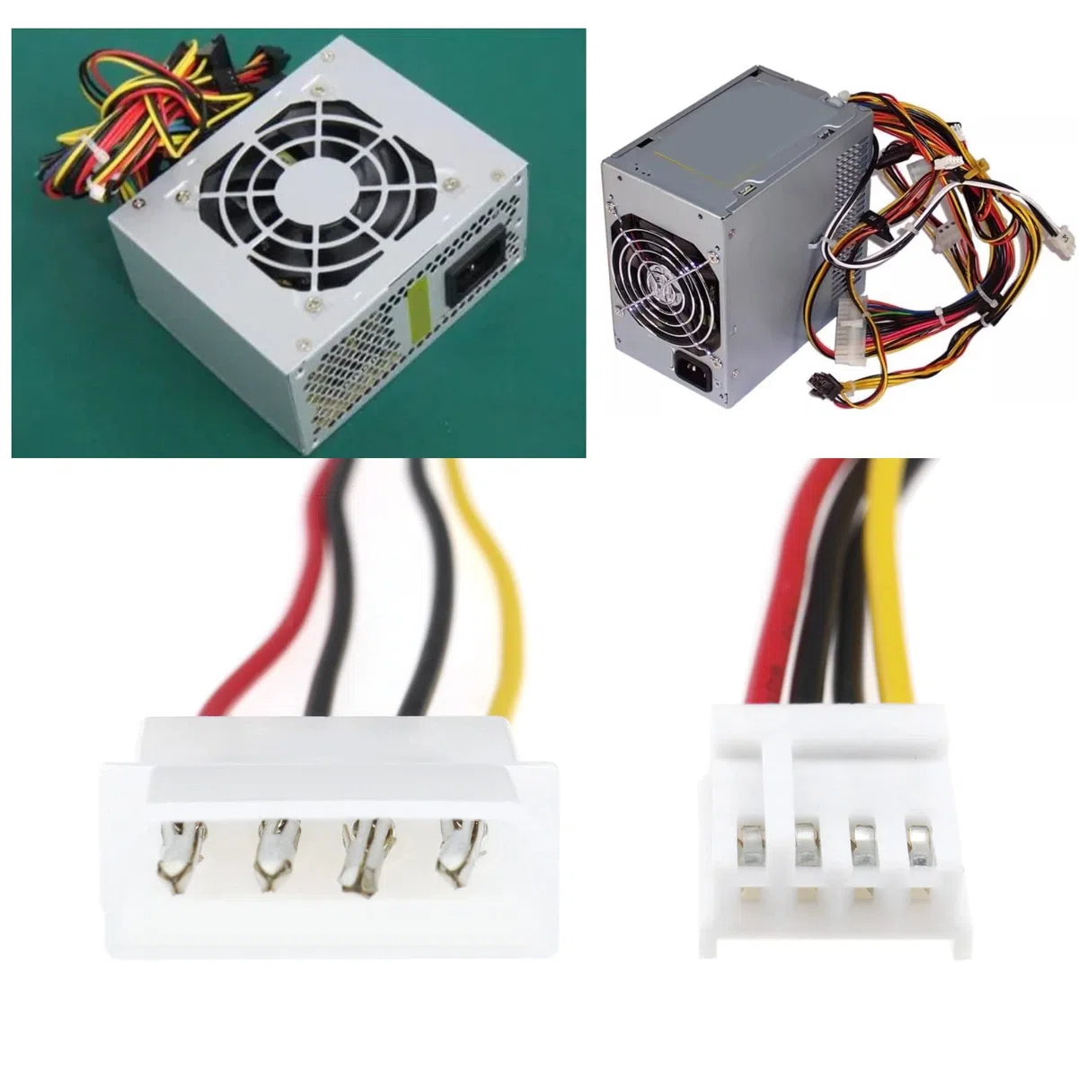 5 Pz Molex 4 Pin A Floppy 4 Pin Cavo Di Alimentazione PC Connettore Del Computer Cavo Di Prolunga Di Alimentazione Adattatore Joiner Accoppiatore 20 Cm