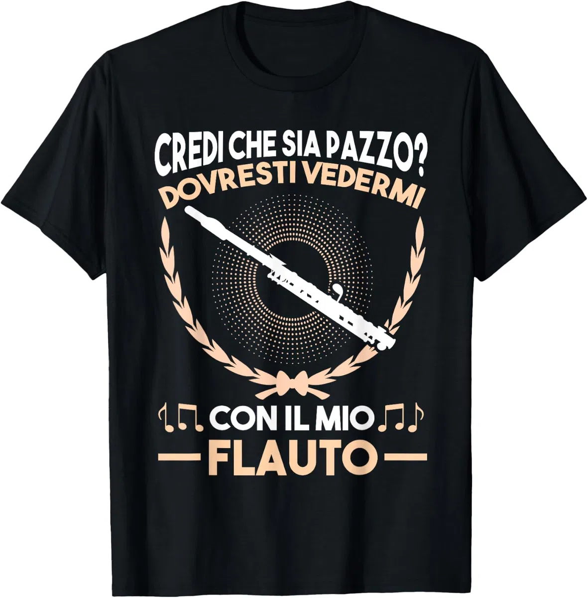 flauto musicista flautista suonatore di flauto orchestra Maglietta