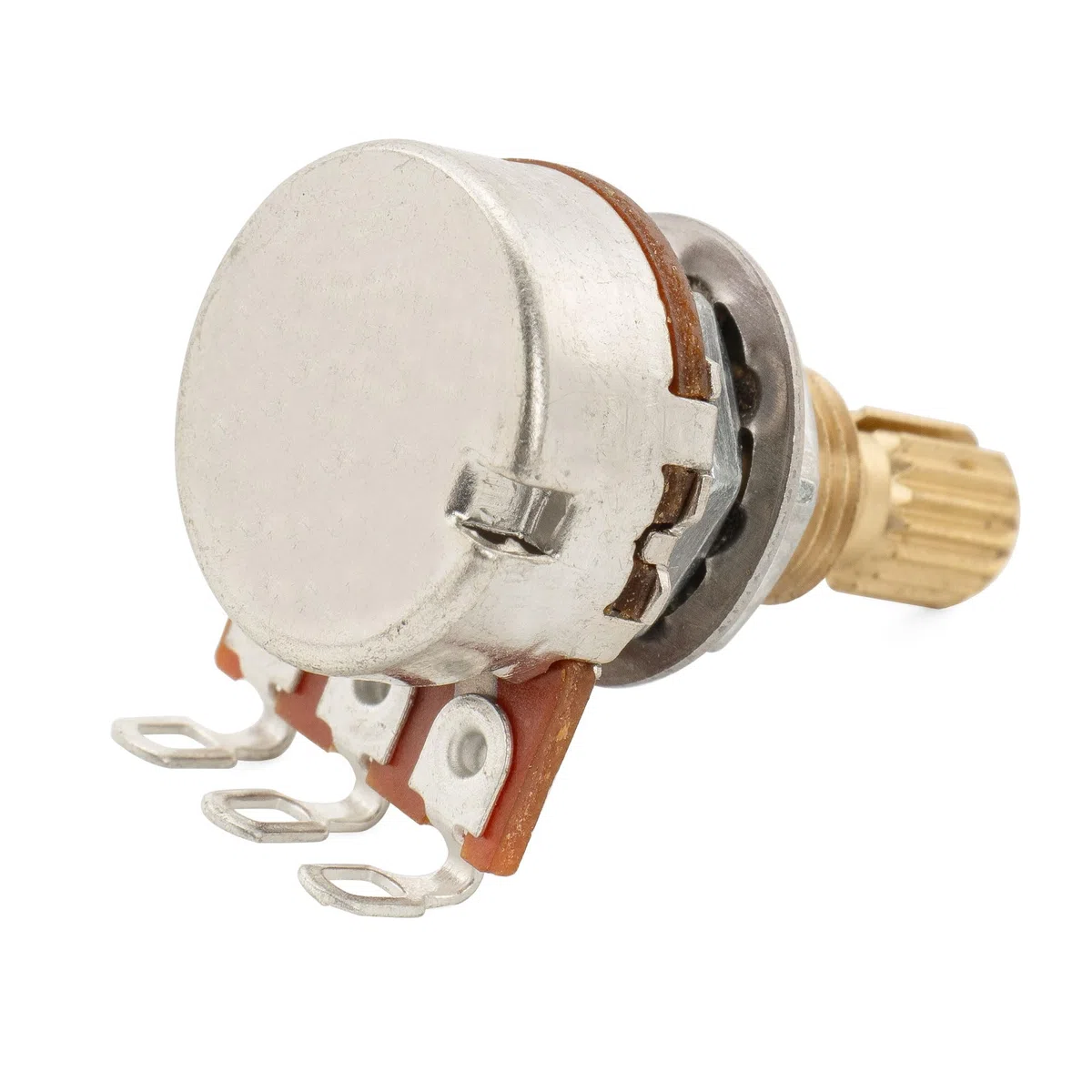 Musiclily Pro Metriche B500K Mini Potenziometro Split Long Shaft Lineare Pots per Chitarra Elettrica e Basso (Set di 4)
