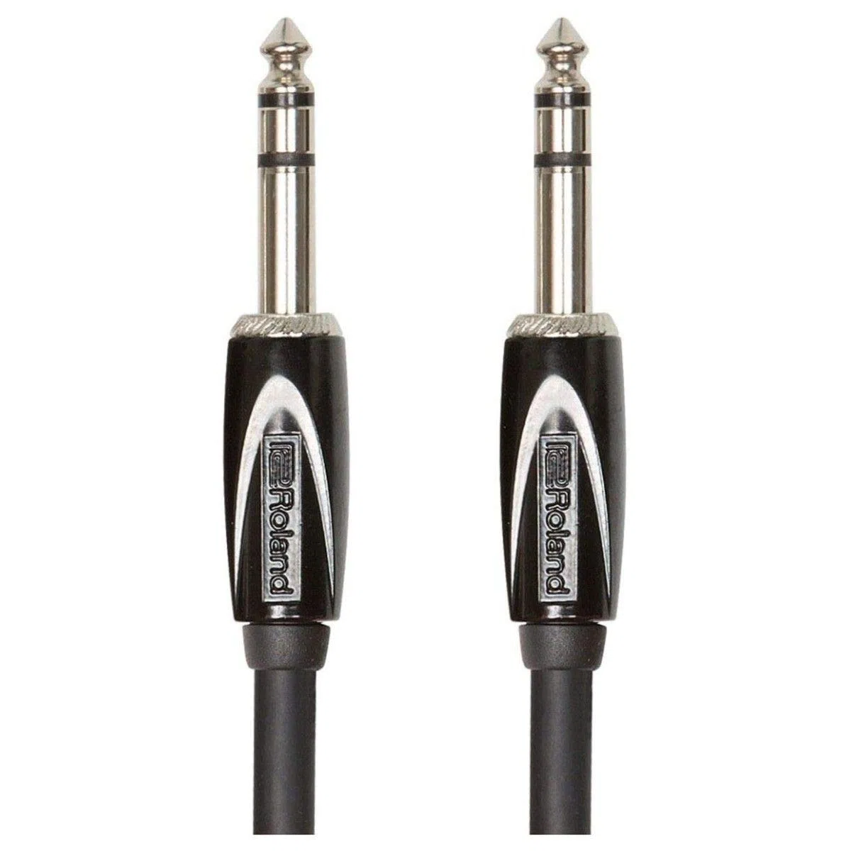 Cavo di Interconnessione Stereo Roland Black Series—Trs da 1/4”, 3M /10Ft Rcc-10-Trtr