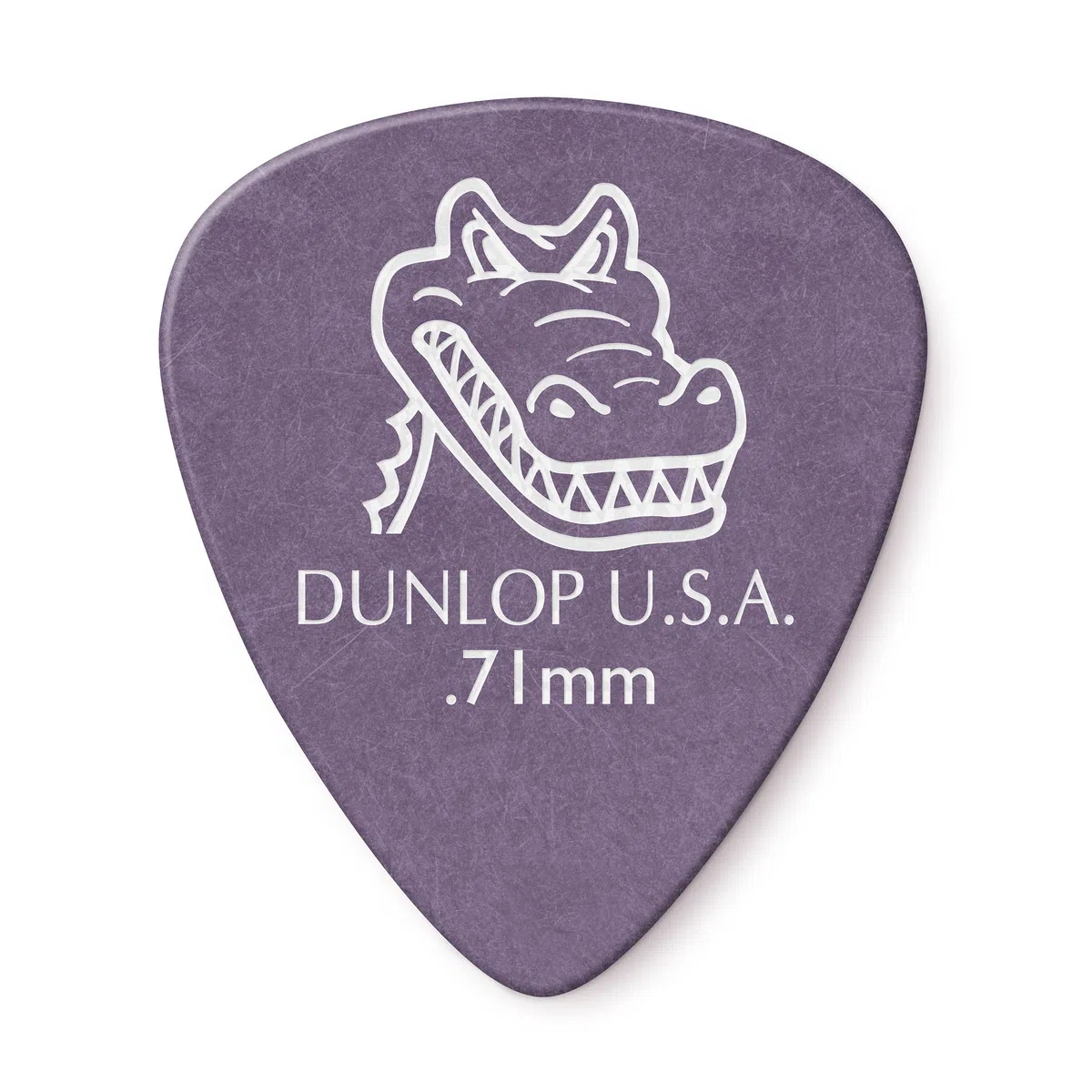 JIM DUNLOP - 417F071 Set 24 Plettri Gator Grip 0.71 mm | Controllo, Suono Corpo e Attacco Fluido, Superficie Opaca per Maggiore Grip