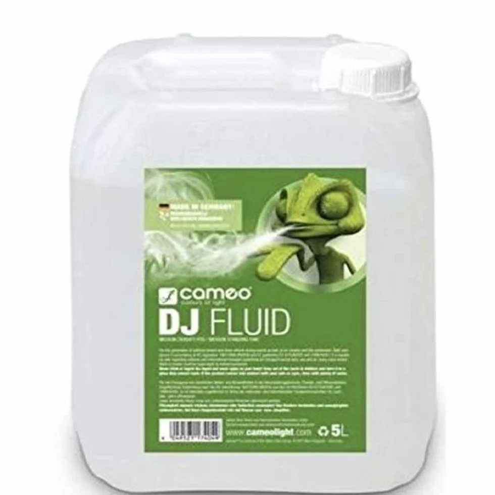 Cameo DJ FLUID 5 L - Liquido per effetto nebbia di media densità e durata media da 5 L