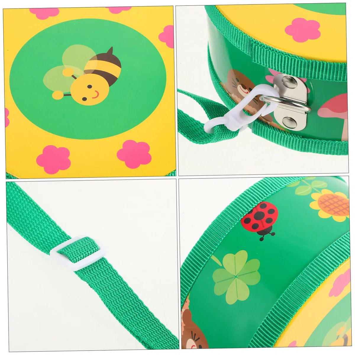 Tamburo A Mano in Legno Per Bambini E Bambine Strumento Musicale Educativo Percussioni Prescolari Per Bambini Piccoli