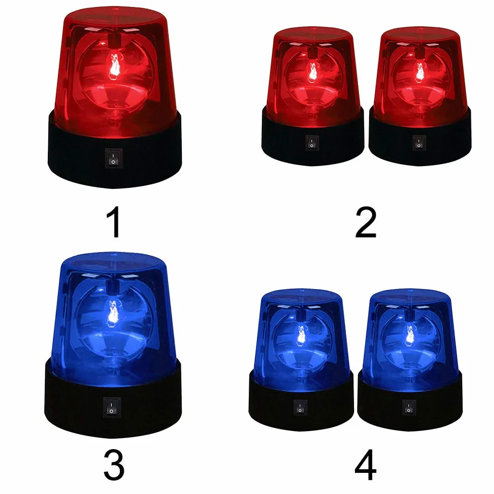 LED Strobe Light, Disco Party Lampada Rotante DJ Lampeggiante Stage Lights Polizia Auto Sirena Strobe Light con Interruttore di Controllo per DJ Show Bar