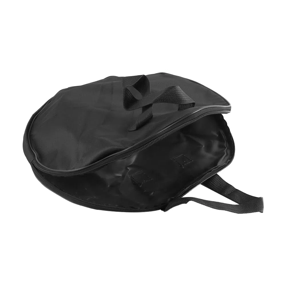 Borsa per Pad da Allenamento per Batteria da 12 Pollici con Maniglia Custodia per Trasporto Pad per Batteria in Tessuto Oxford Nero Accessorio per Batteria Resistente e Protettivo