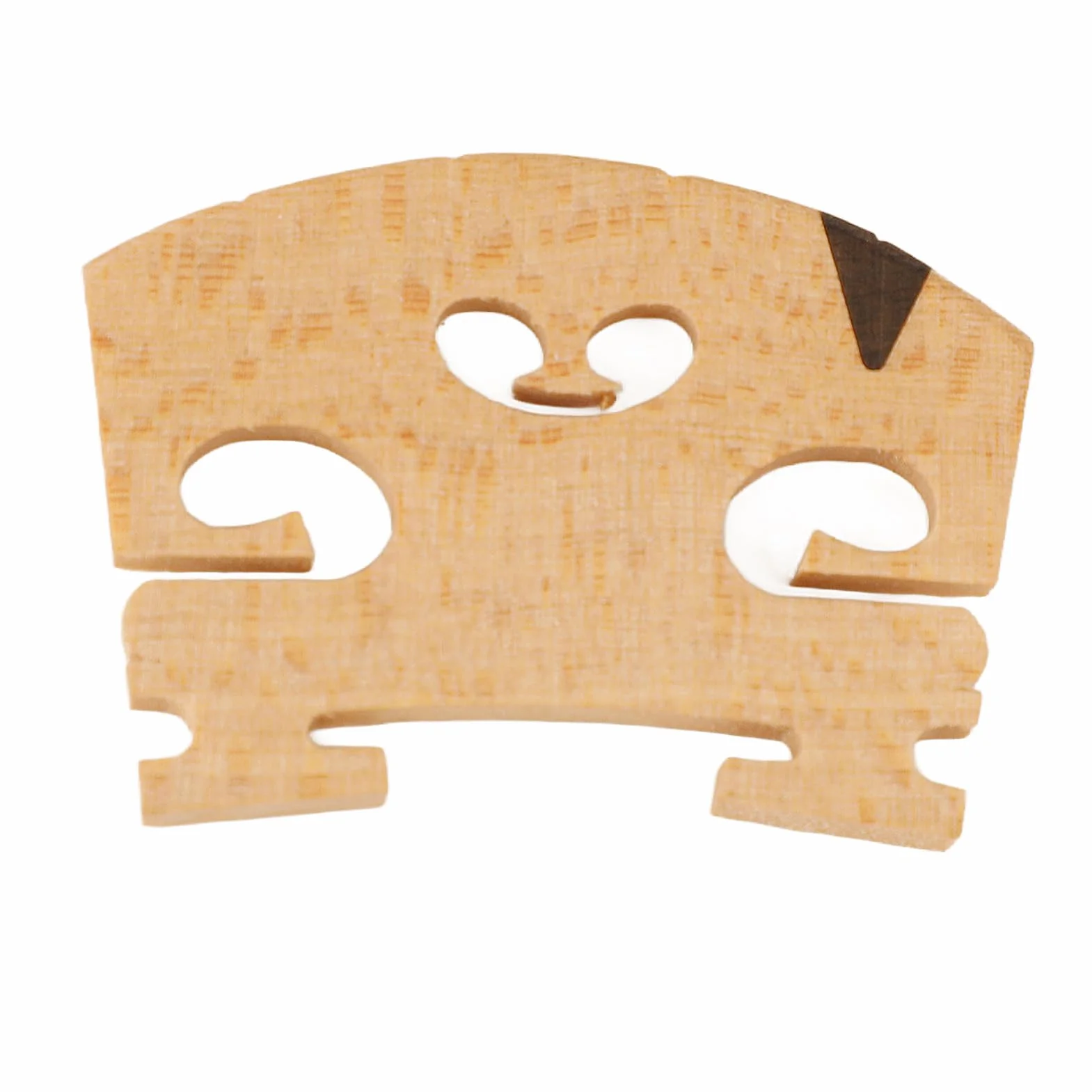 Ponte per Violino in Legno di Acero 4/4, Ponte Pretagliato e Preinstallato per Violino 4/4, Miglioramento della Qualità del Suono, Buona Fattura
