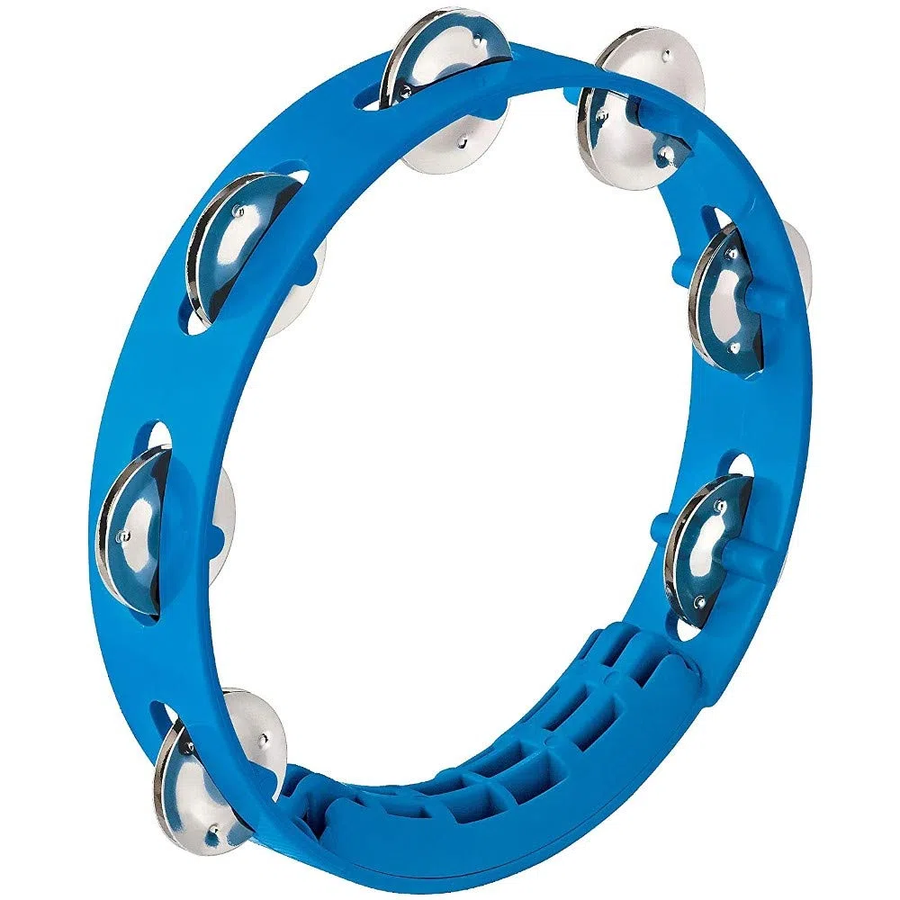 Nino Percussion Tamburello compatto in ABS da 8", 20.30 cm, Azzurro cielo, 49SB