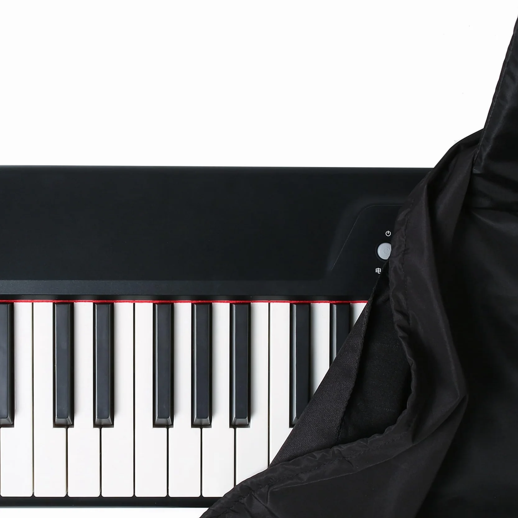 Copertura per pianoforte a 88, Electronic Keyboards Pianoforte con coulisse, copertura per pianoforte, protettiva per tastiera elettronica