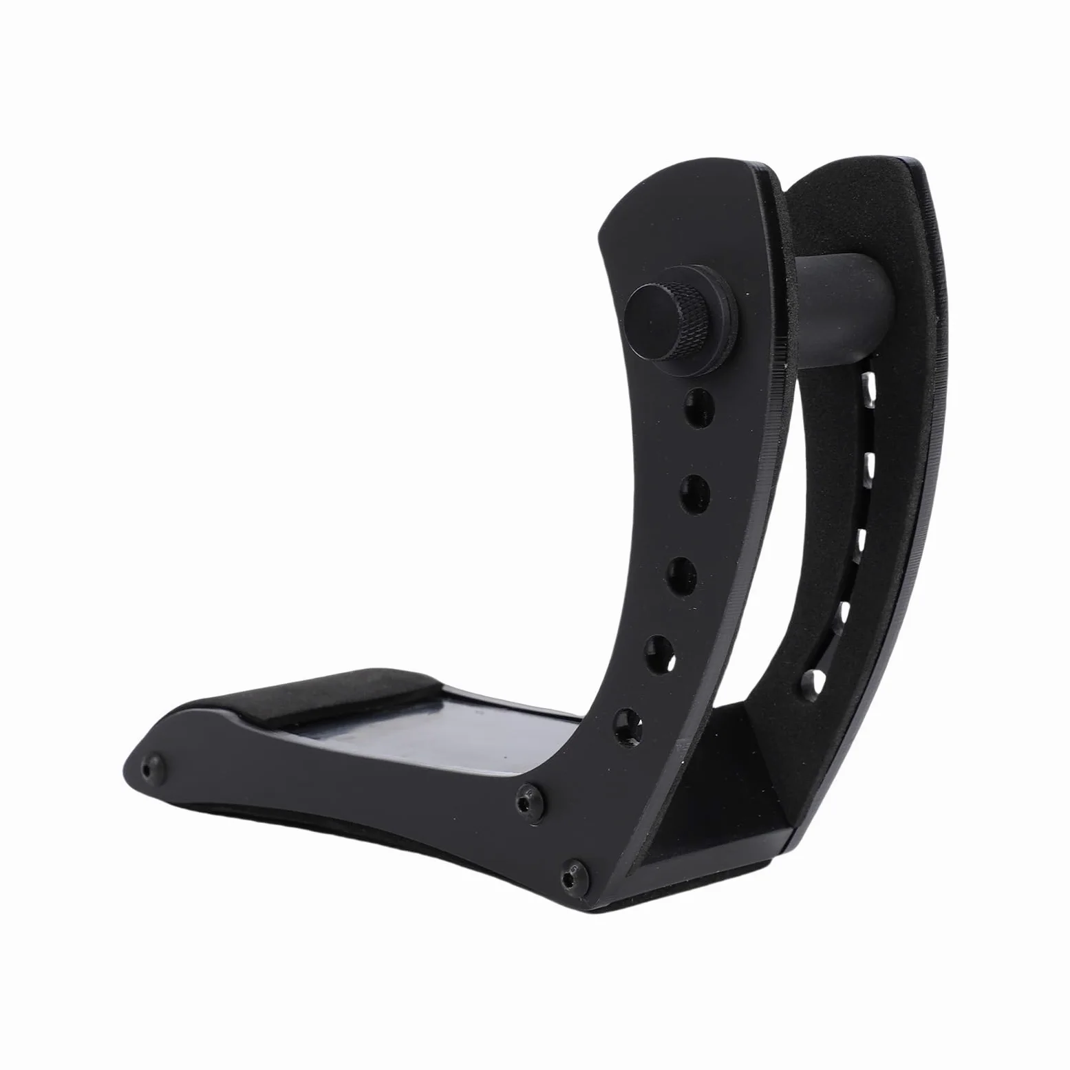 Supporto Ergonomico per Chitarra Elettrica, Supporto per Gamba del Poggiapiedi Regolabile in Altezza in 6 Posizioni, Gamba di per Chitarra Elettrica in Acrilico con Morsetto Laterale,