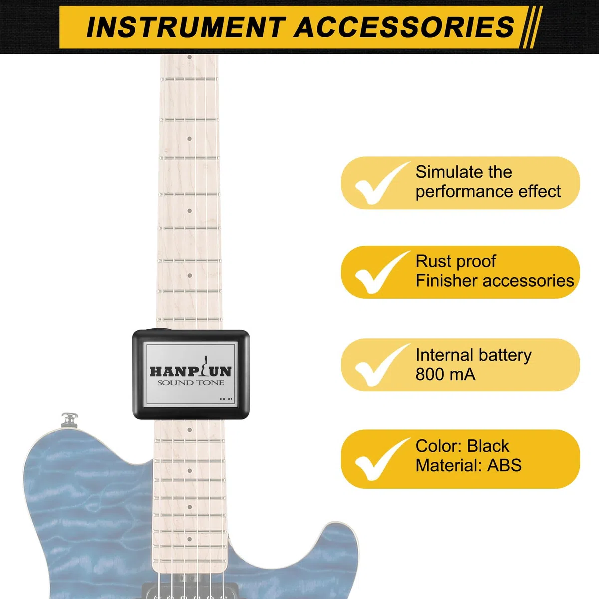 Guitar Tone Completer Sound Opener Simula la Vibrazione del Suonare la Chitarra Reale.Raggiungono Un Potenziale Completo -01