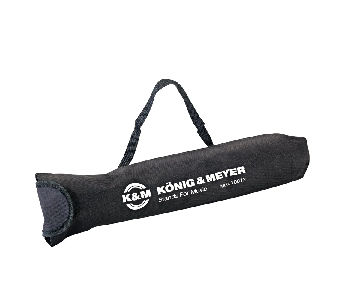 K&M 10012 Sacca nera per leggii - in nylon, antistrappo ed impermeabile - per leggii 100/1, 10062 e 10065