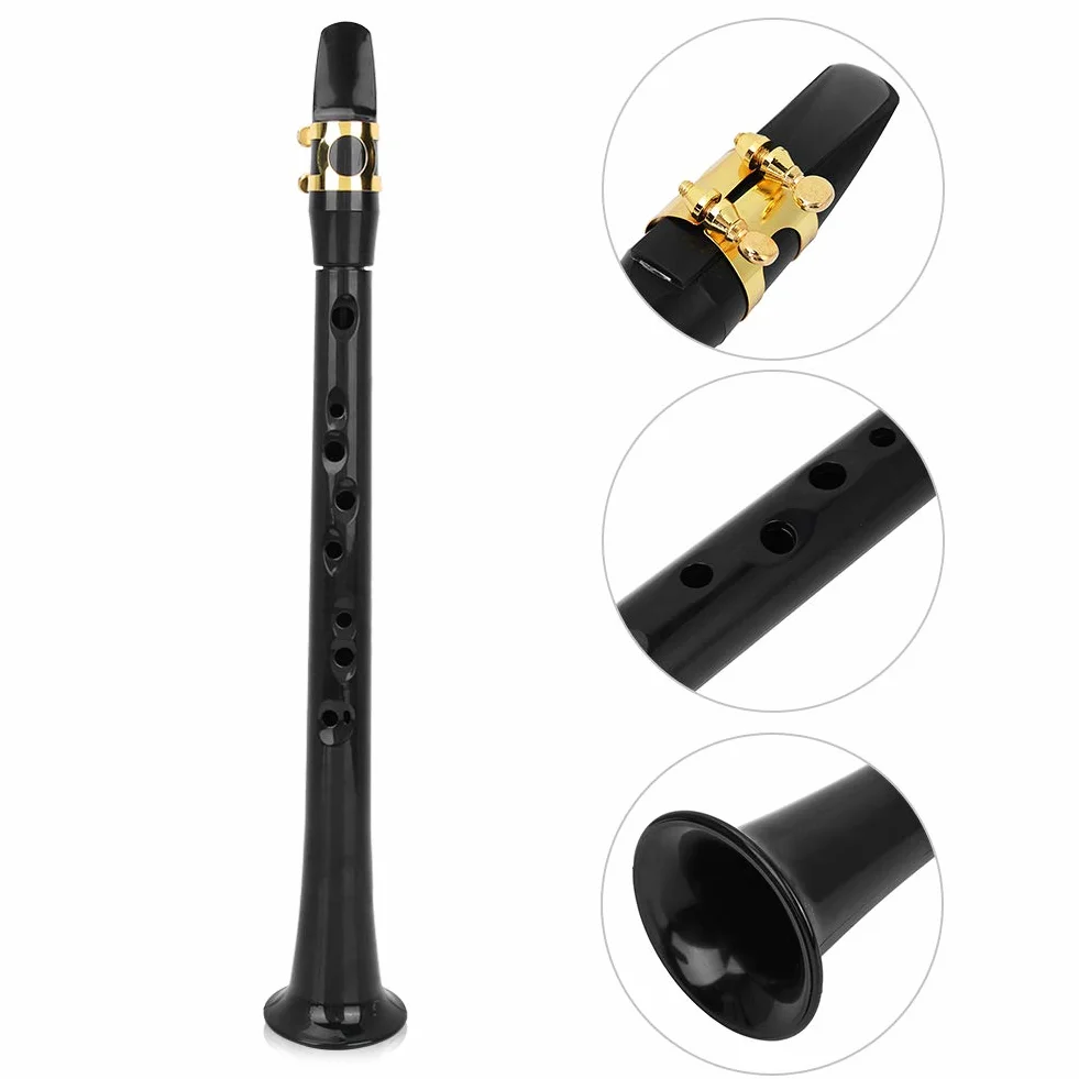 Pocket Sax Mini Sassofono Tascabile Sassofono Sassofono Tascabile Portatile Pratica Sax con Borsa Ad Ancia Strumento a Fiato Bb Tune